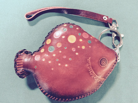 leather coin purse