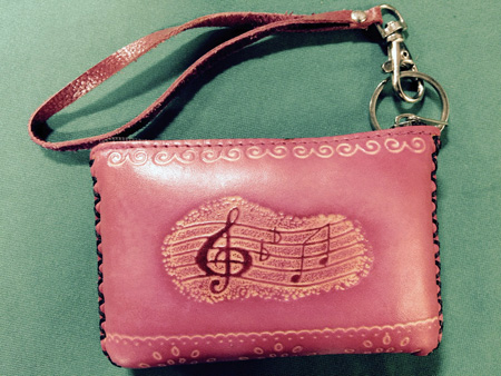 leather coin purse