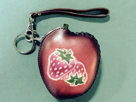 leather coin purse